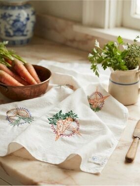 Vintage St. Mary's Flour Sack Tea Towel
